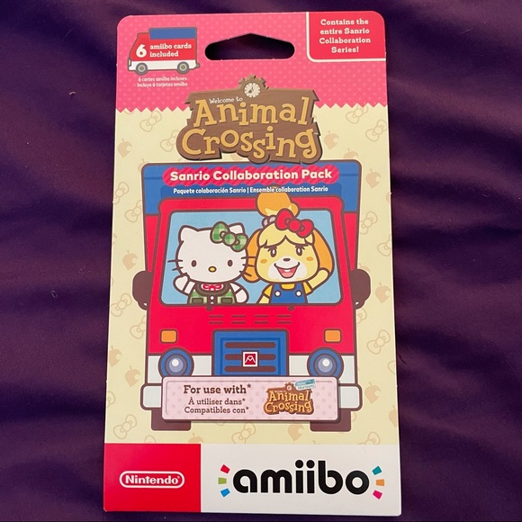 Sanrio Games New Never Opened Sanrio Animal Crossing Card Set
